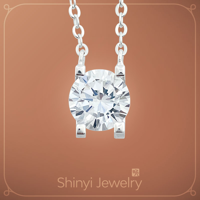 贏賺鋯石足銀套錬