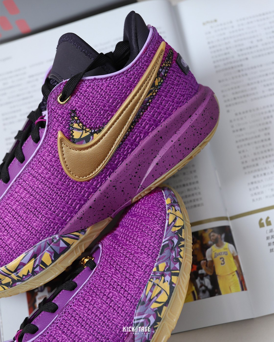 **特價商品售出不退換**NIKE LEBRON XX Vivid Purple 詹姆士 JAMES 紫金 湖人隊 低筒藍球鞋【FD0207-500】LBJ20 大童鞋 女生尺寸