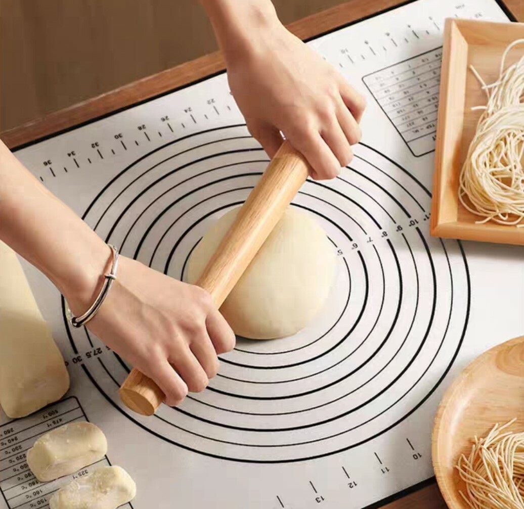 簡約風家用矽膠擀麵墊