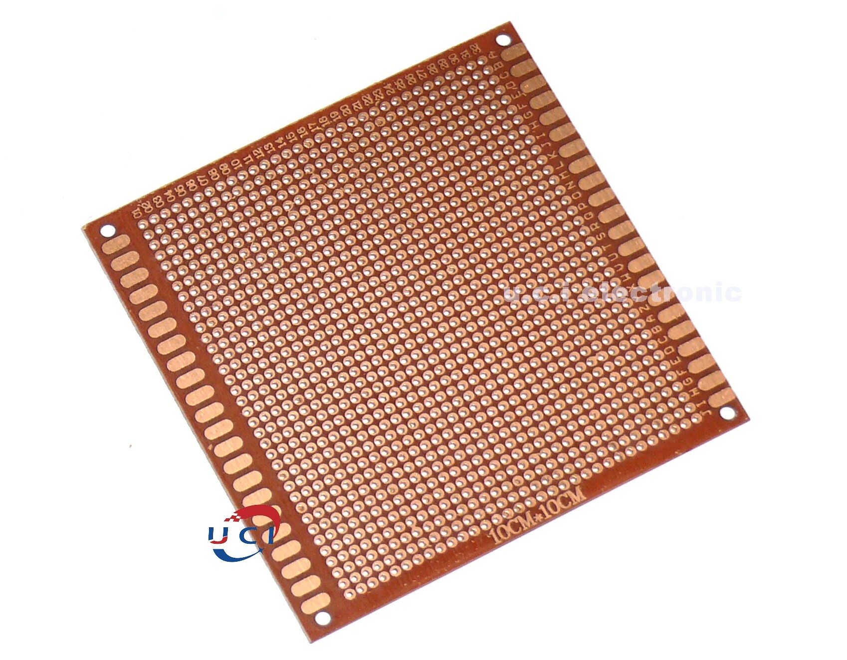 【UCI電子】(E-36) 10*10公分單面洞洞板 萬用板 萬能PCB線路板 電工焊接 單面電木板