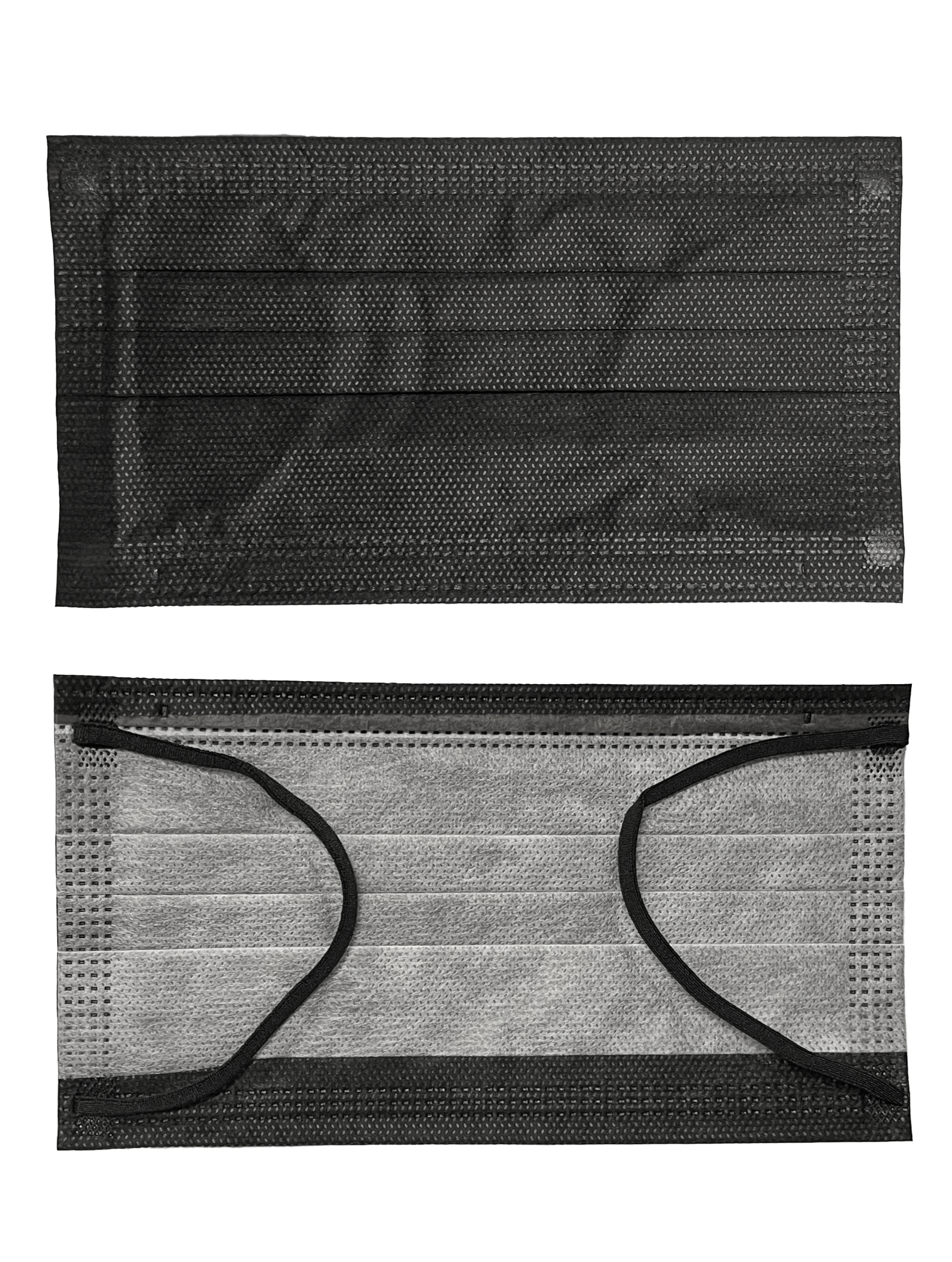 Lanchester 成人三層防護口罩 黑色三十片 獨立包裝