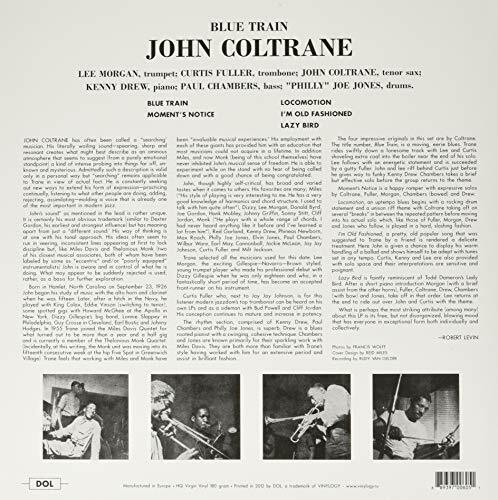 JOHN COLTRANE - Blue Train (Blue Colored Vinyl) LP VINYL