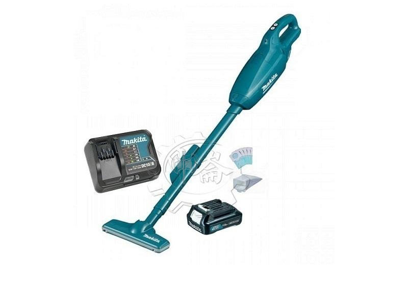 ＊中崙五金【缺貨中】(來電/店優惠價) 牧田 12V 1.5Ah電池 充電式吸塵器 紙袋式 CL107FDSY (藍色)