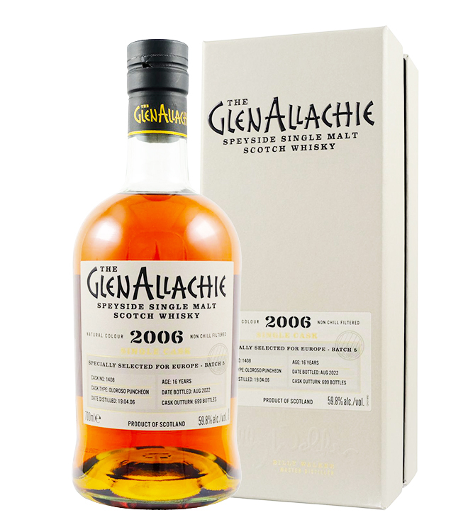 格蘭愛樂奇 2006 Cask No:1408 單一純麥威士忌 700mL