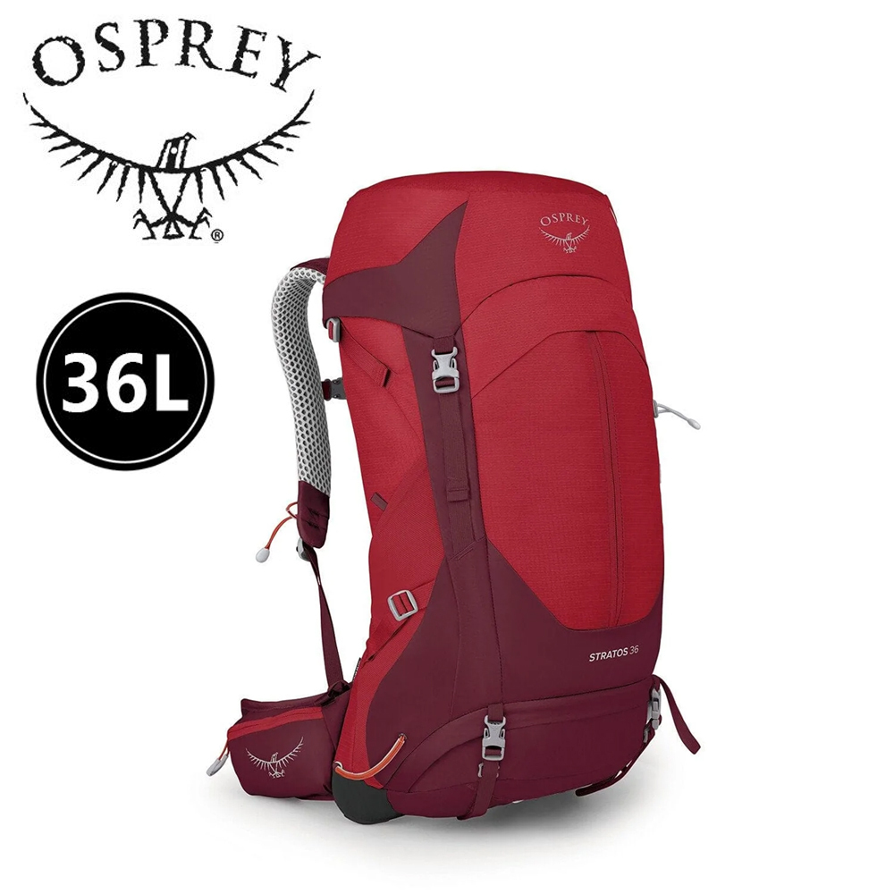 Osprey 美國 10004043 Stratos 36L 男款 聖誕紅 健行背包/後背/登山健行 72OS004043