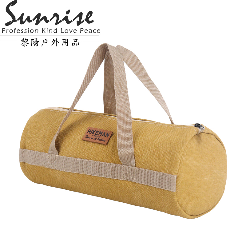 HIKINGMAN露營工具裝備帆布收納包 卡其 70CTV6900