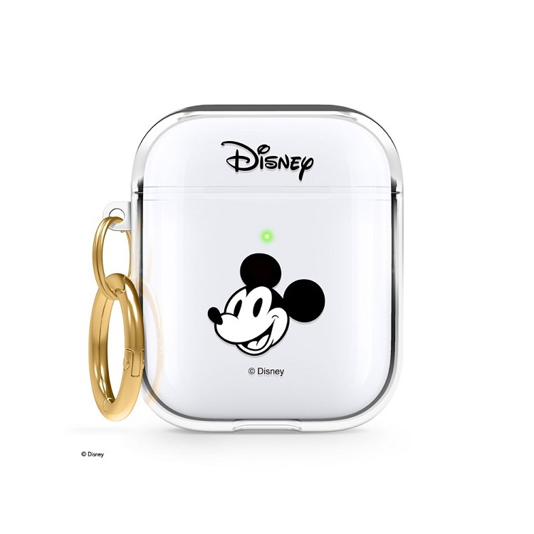 【迪士尼系列】 黑白米奇 AirPods Pro 透明保護殼｜
