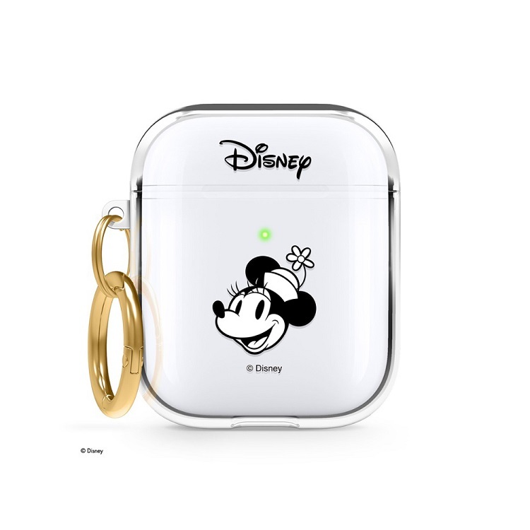 【迪士尼系列】 黑白米奇 AirPods Pro 透明保護殼｜