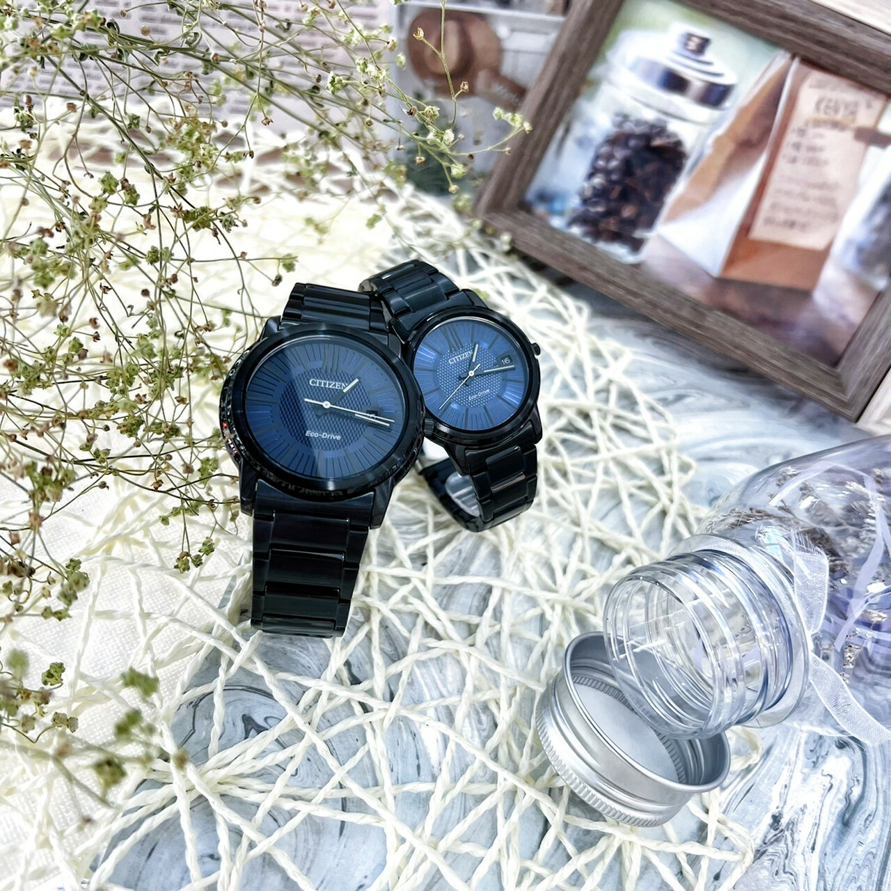 【CITIZEN 星辰】光動能都會時尚對錶  AW1217-83L (42mm) /  FE6017-85L (33.3mm )現代鐘錶