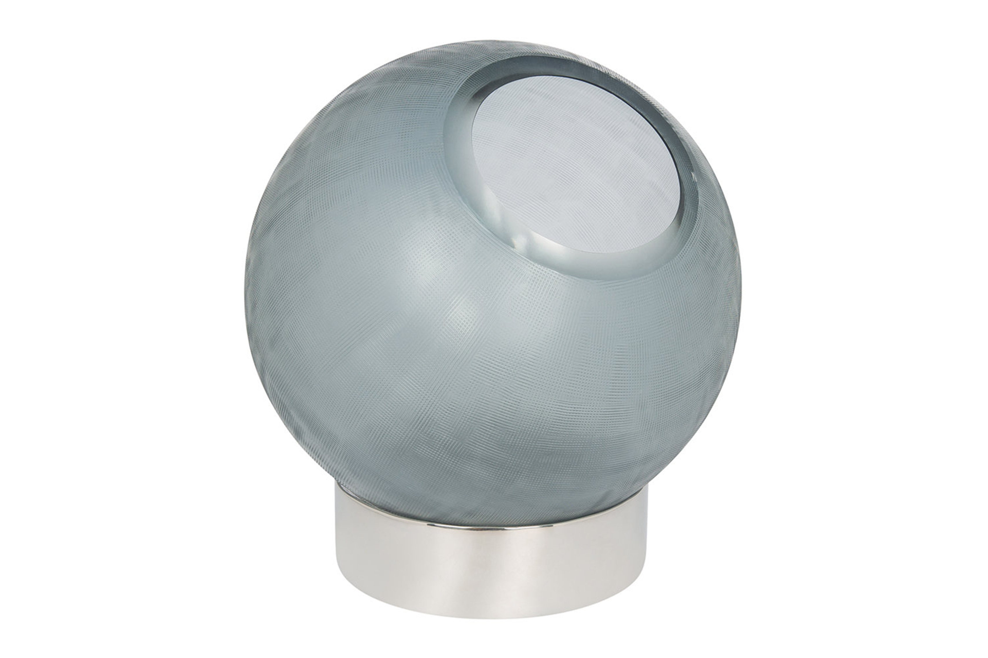 冰灰晨露玻璃花器