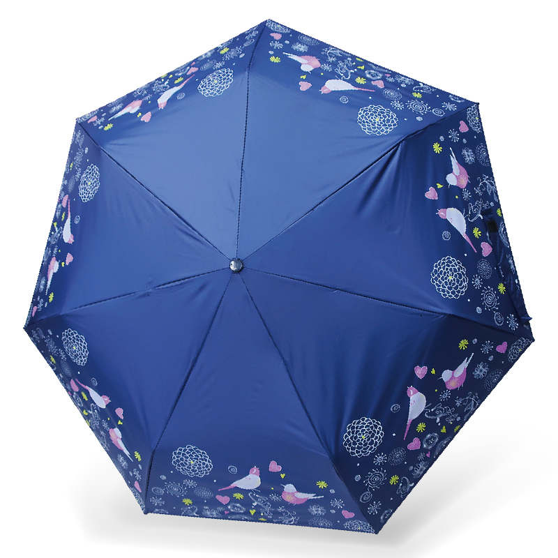 【傘電俠】+01-580057 - 安全自動開收雨傘-愛情鳥(適合2人)
