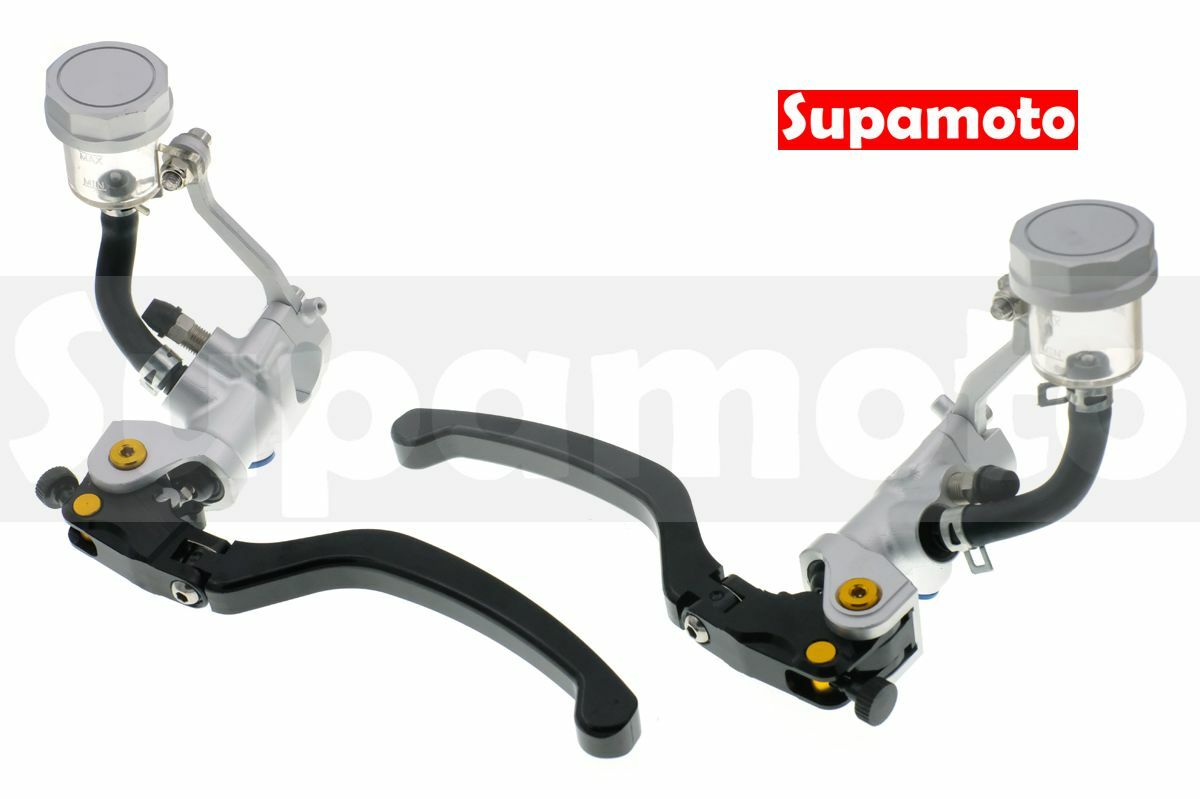 -Supamoto- CNC 直推 雙碟 總泵 拉桿 煞車 主缸 油壺 總成 油杯 碟煞 手柄 改裝 通用 可潰
