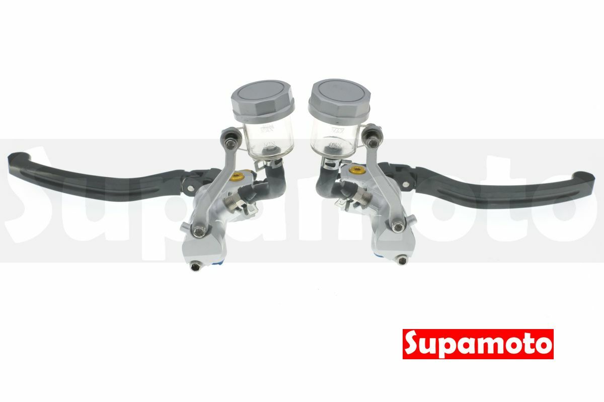 -Supamoto- CNC 直推 雙碟 總泵 拉桿 煞車 主缸 油壺 總成 油杯 碟煞 手柄 改裝 通用 可潰