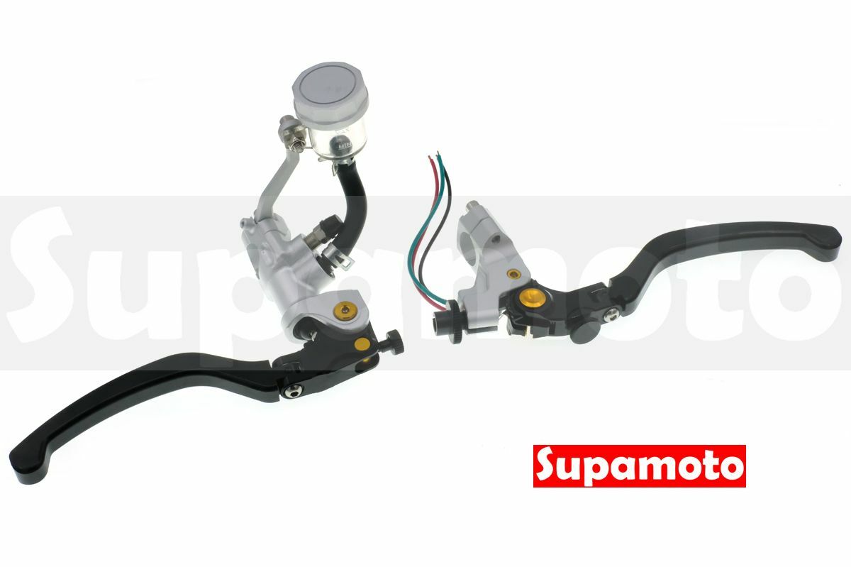 -Supamoto- CNC 直推 離合器 檔車 總泵 拉桿 煞車 主缸 油壺 總成 油杯 碟煞 手柄 改裝 通用 可潰
