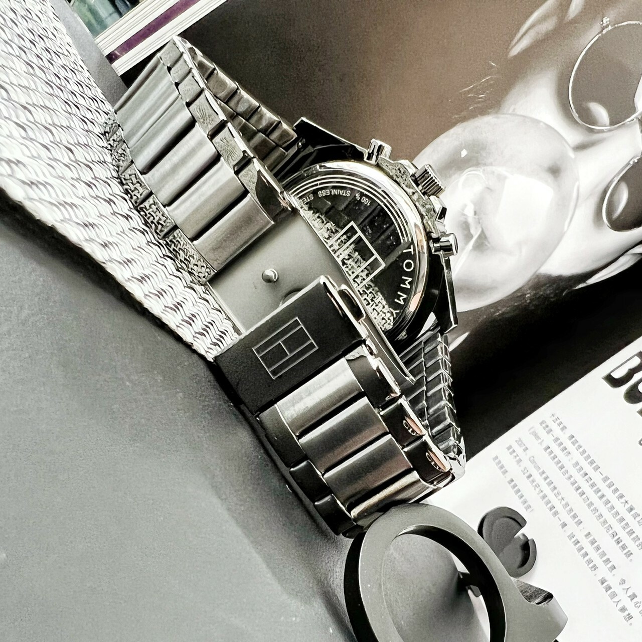 【Tommy Hilfiger】多功能水鬼造型三眼男錶 1791918 46mm 現代鐘錶