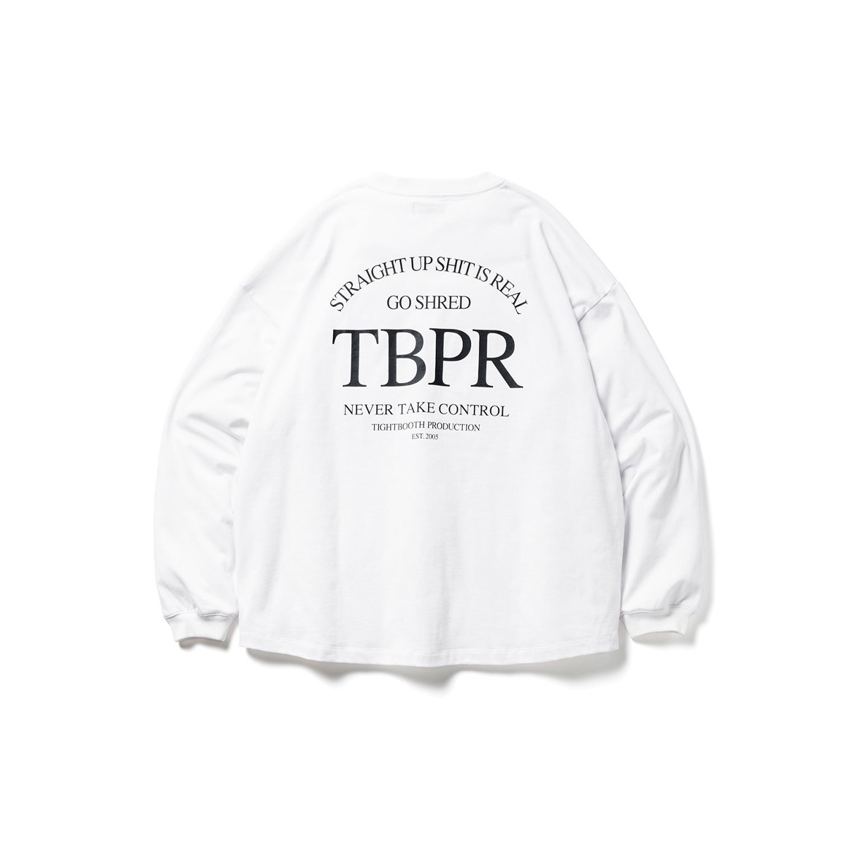 TIGHTBOOTH - Straight Up L/S Tee - White
