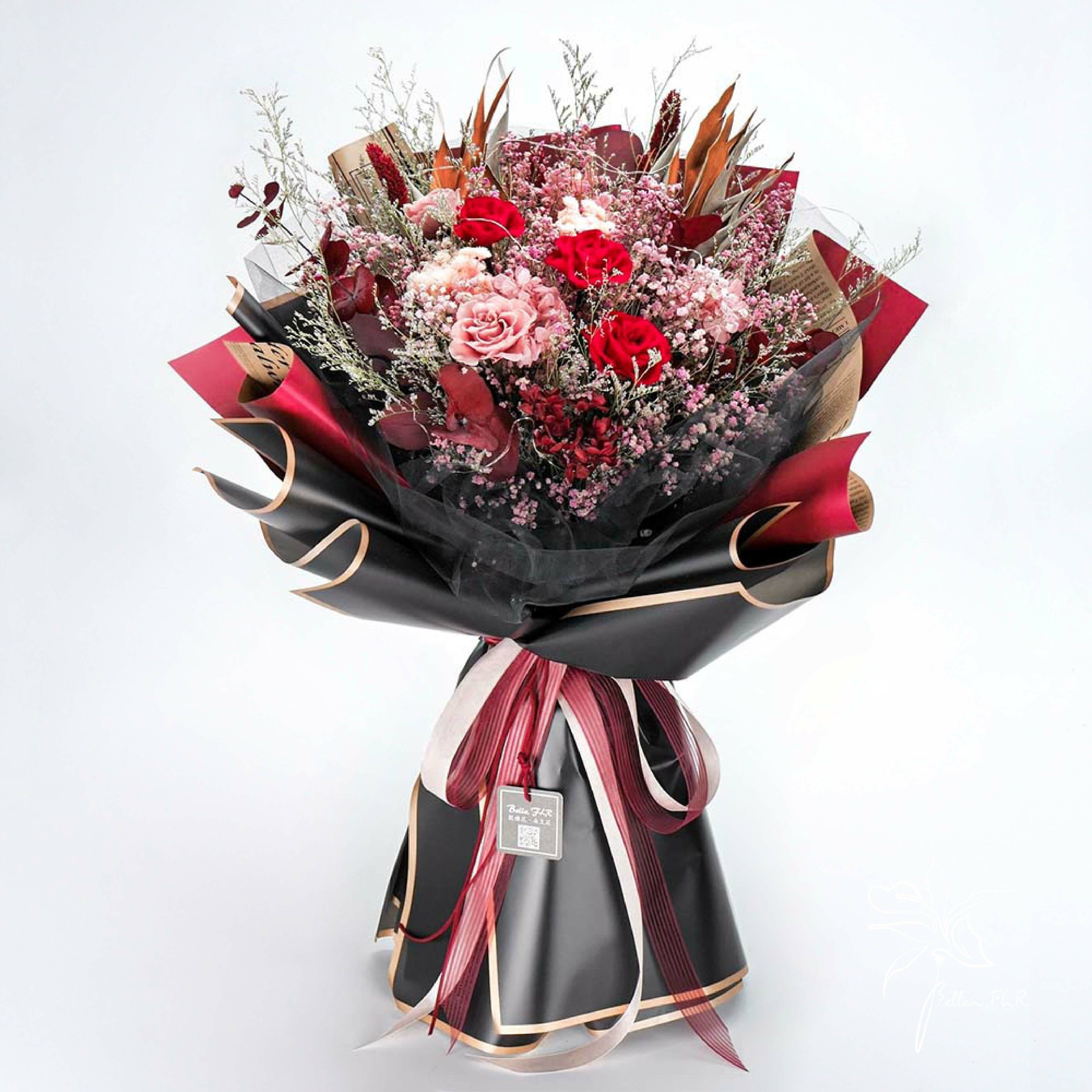 【放肆去愛】大型永生乾燥花束