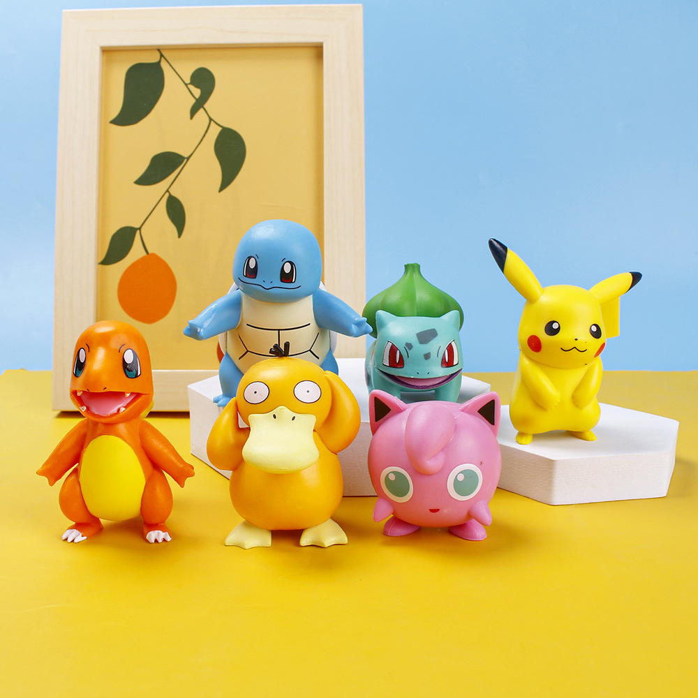 TY-4152 寵物小精靈Pokémon公仔擺件（6件裝）