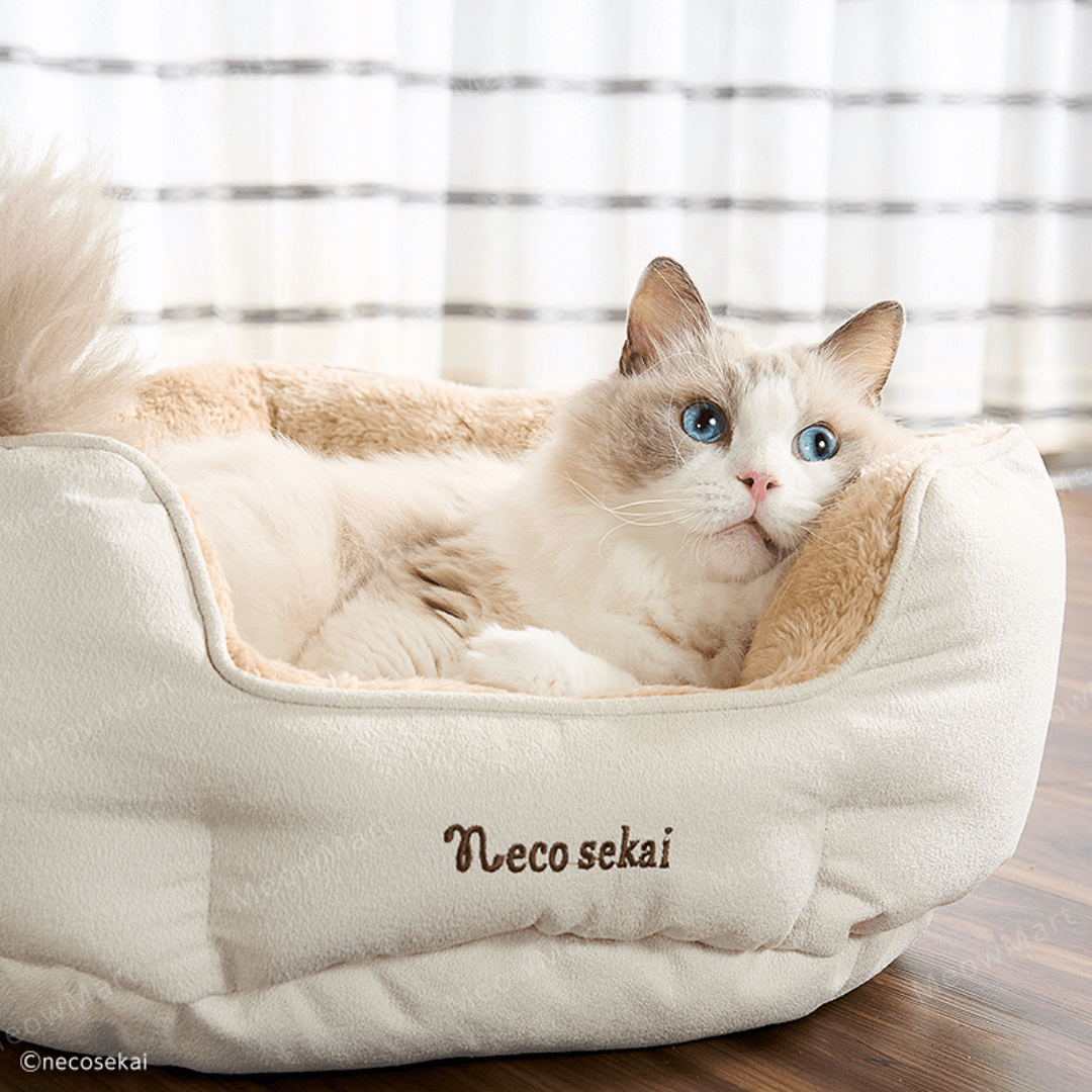 日本necosekai長絨毛超極暖貓窩 (2022最新款)