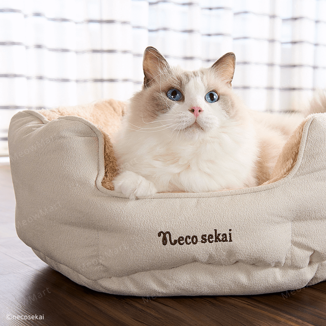 日本necosekai長絨毛超極暖貓窩 (2022最新款)