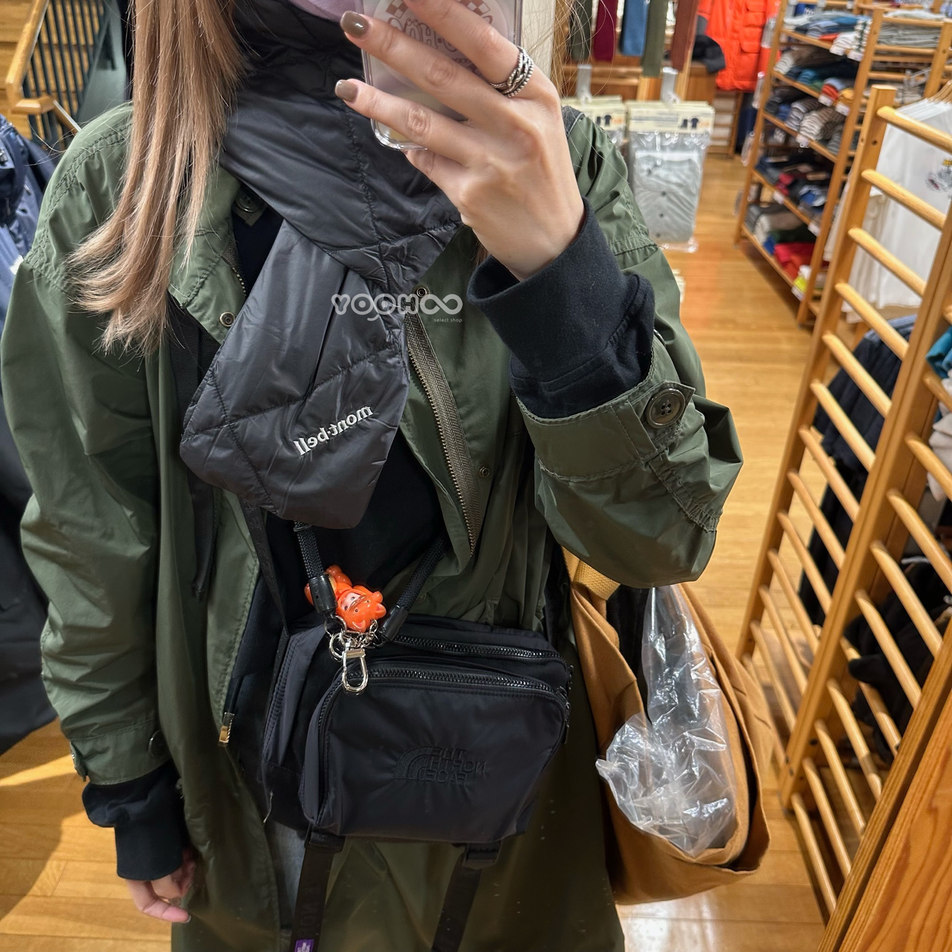 預購┃日本 mont bell montbell 輕量 羽絨 圍巾 Down Muffler
