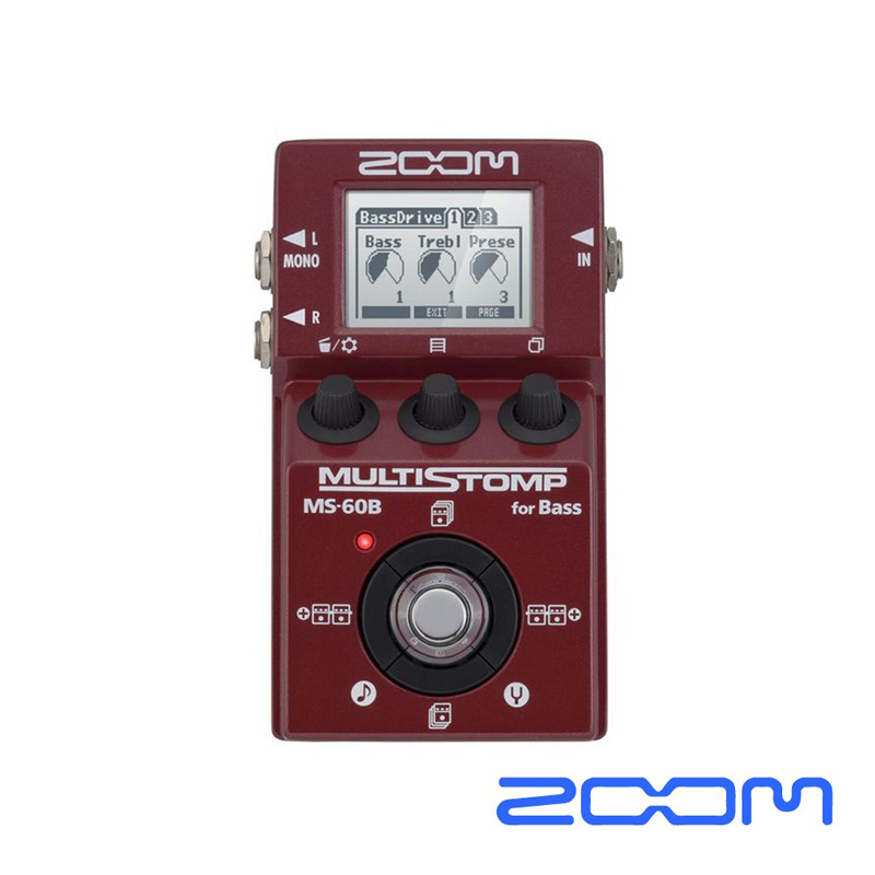ZOOM MS-60B 電貝斯綜合效果器
