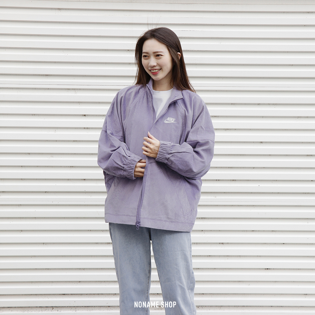 NIKE NSW Jacket 燈芯絨 復古 拉鍊 外套 兩色