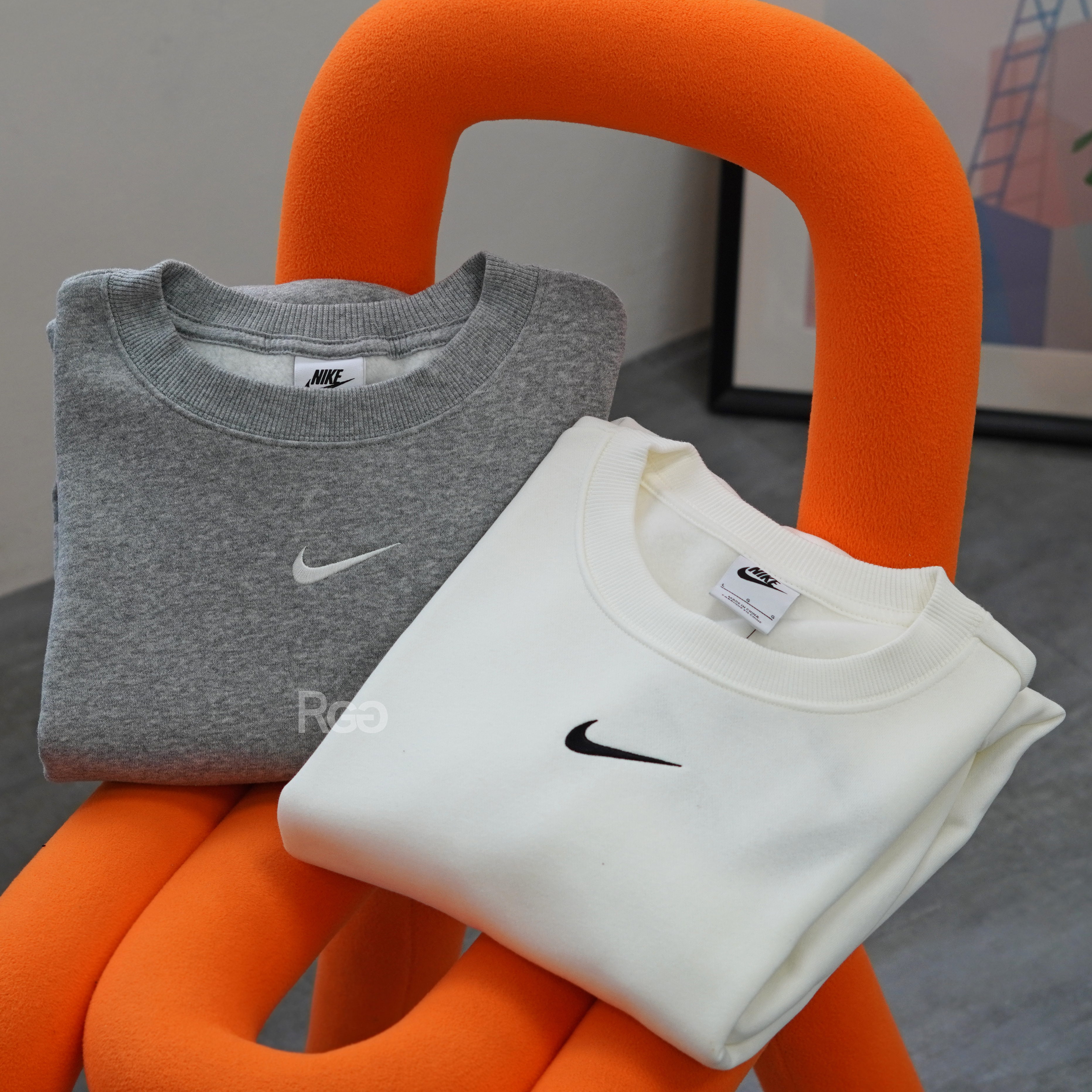 Nike W NSW Phoenix Fleece 單勾刺繡Logo 大學T (DQ5734)