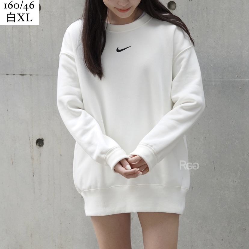 Nike W NSW Phoenix Fleece 單勾刺繡Logo 大學T (DQ5734)