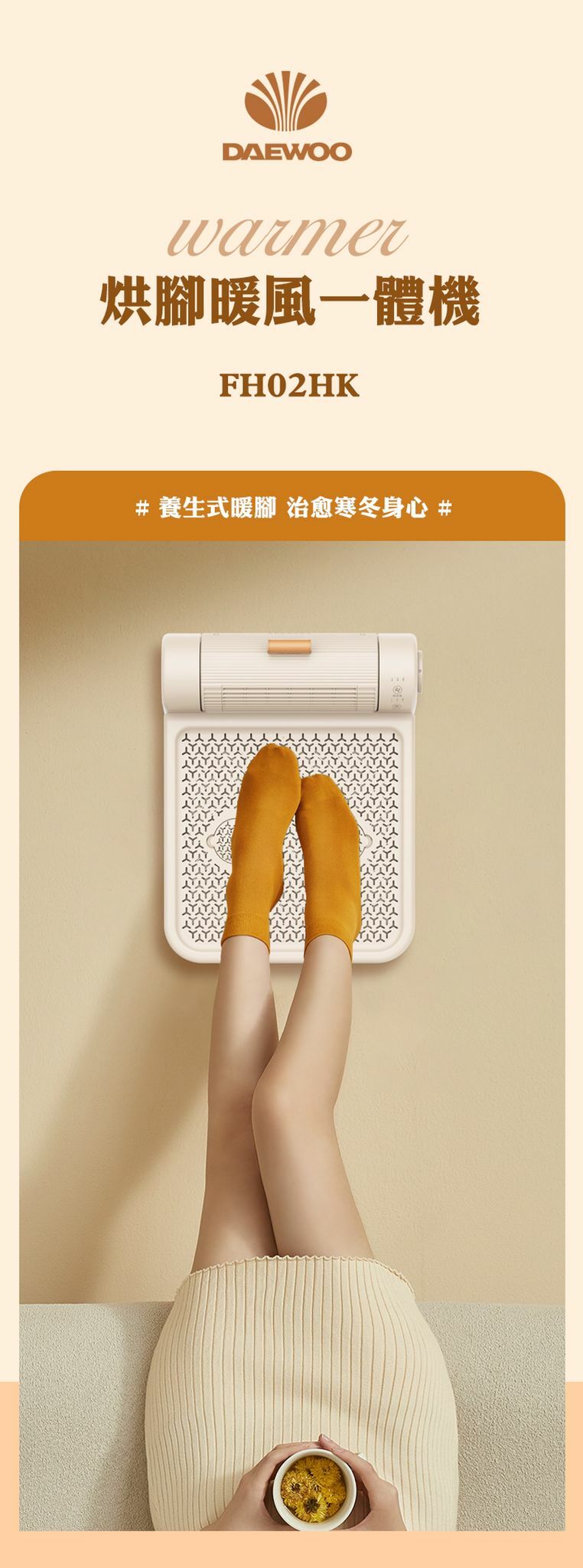 DAEWOO FH02HK烘腳暖風一體機