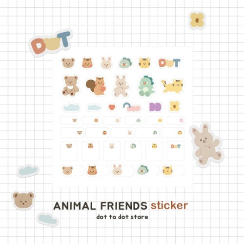 𝐃𝐨𝐭 𝐭𝐨 𝐃𝐨𝐭 防水透明貼紙