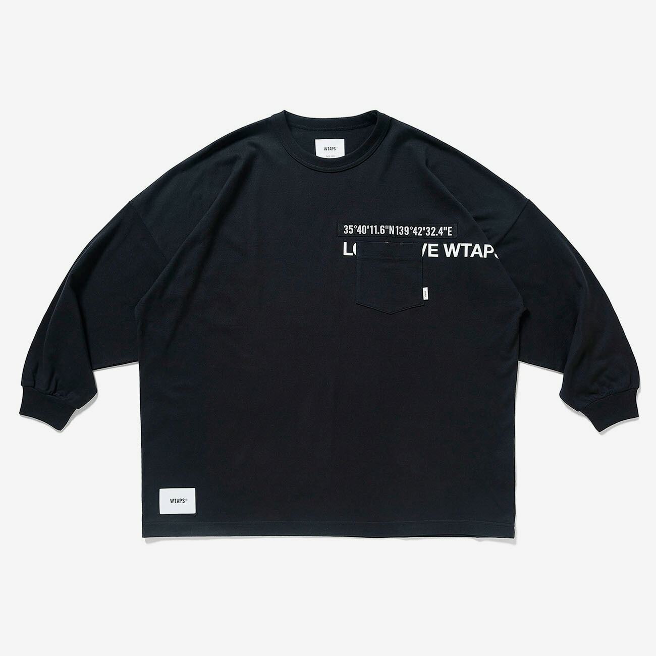 2022AW WTAPS WTUBE LS COTTON 串標 口袋 寬版 長T 現貨