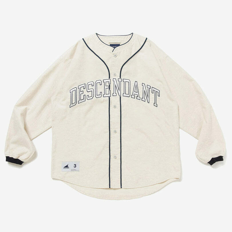 2022AW DESCENDENT BLEEK BASEBALL LS SHIRT 棒球衫 現貨