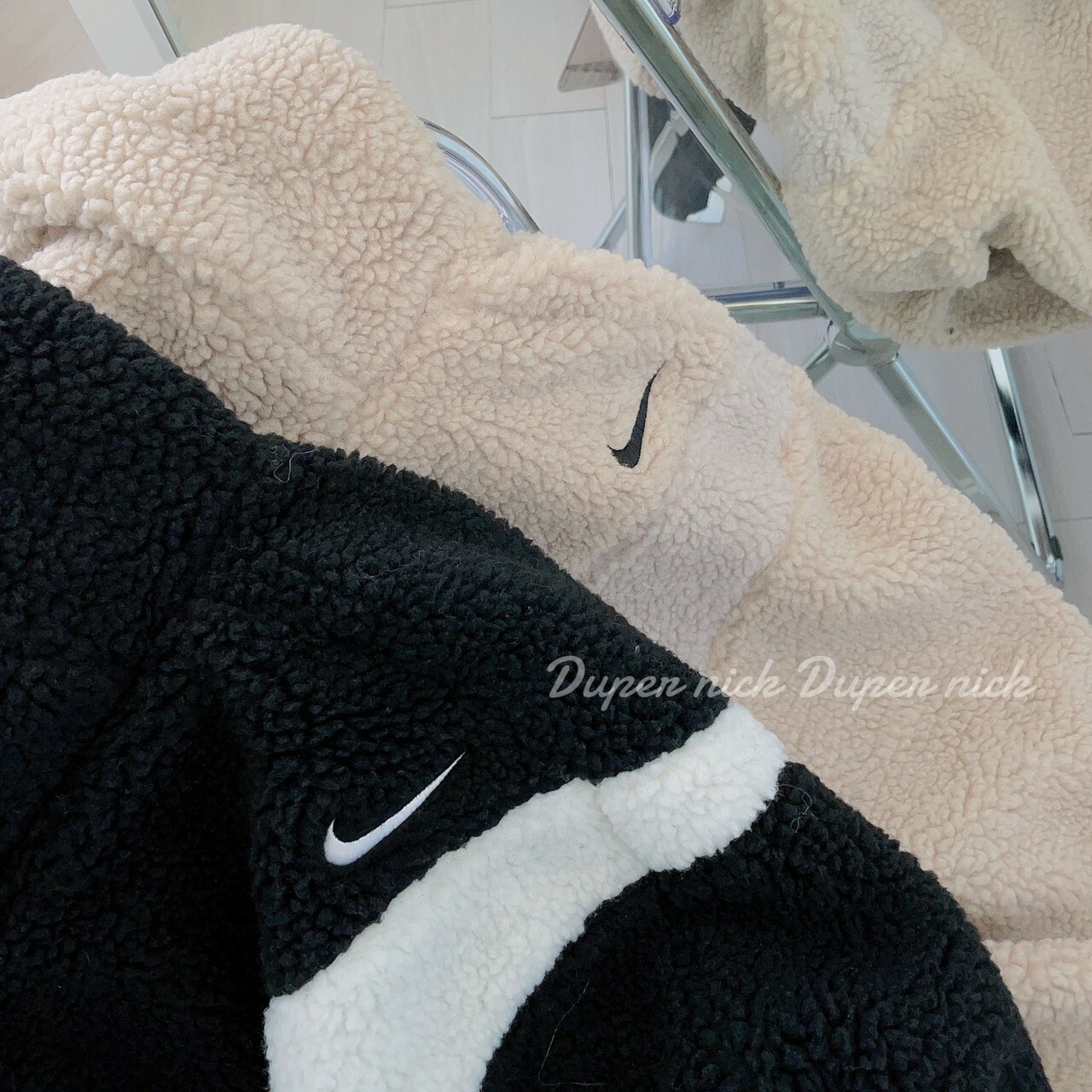 NIKE 大LOGO 抓絨 保暖 外套 女