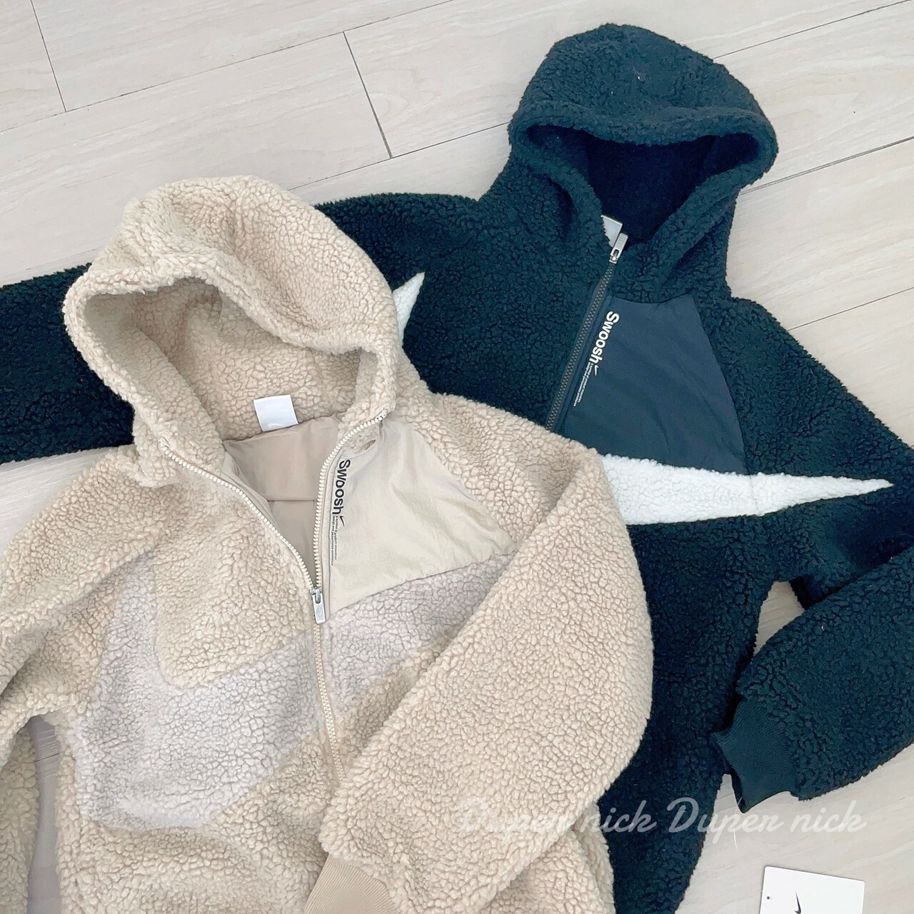 NIKE 大LOGO 抓絨 保暖 外套 女