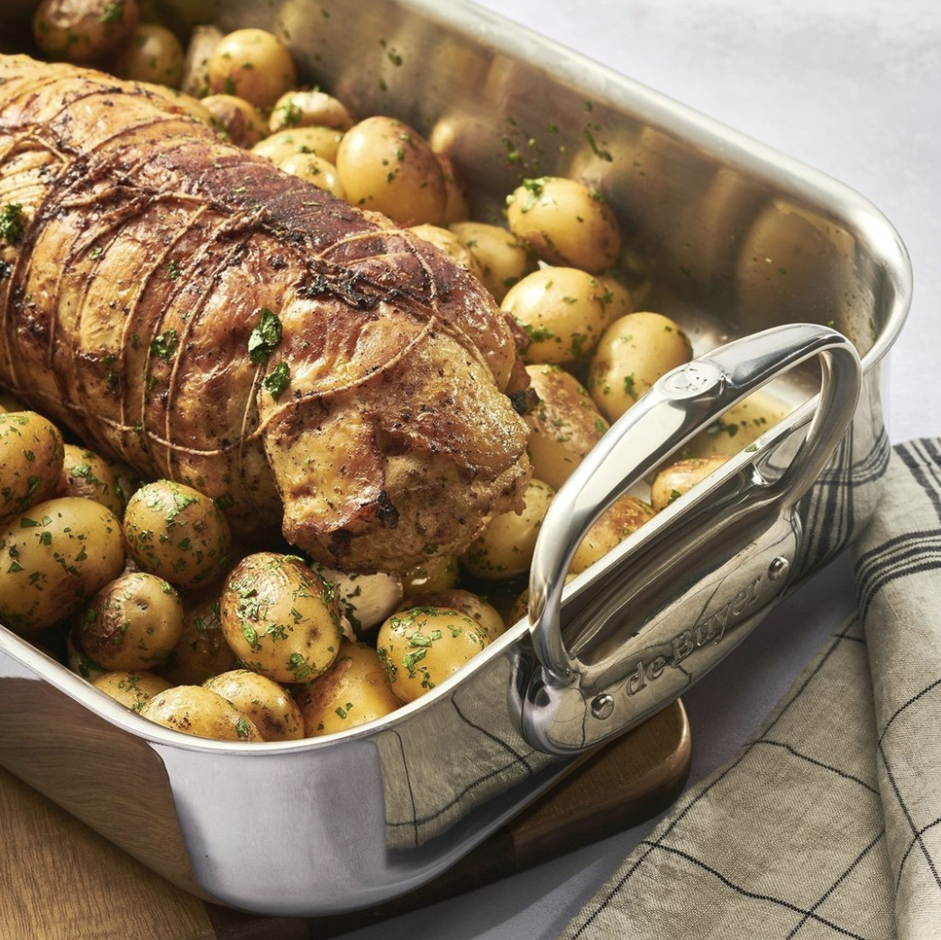 Affinity 系列 l 不鏽鋼雙握耳烤盤 35X25cm