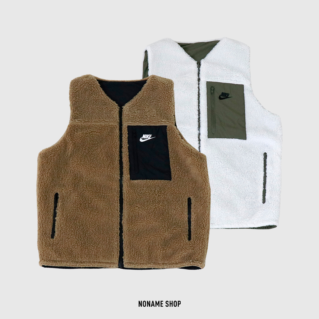 NIKE NSW FLEECE VEST 雙面 保暖 羊羔毛 背心 兩色