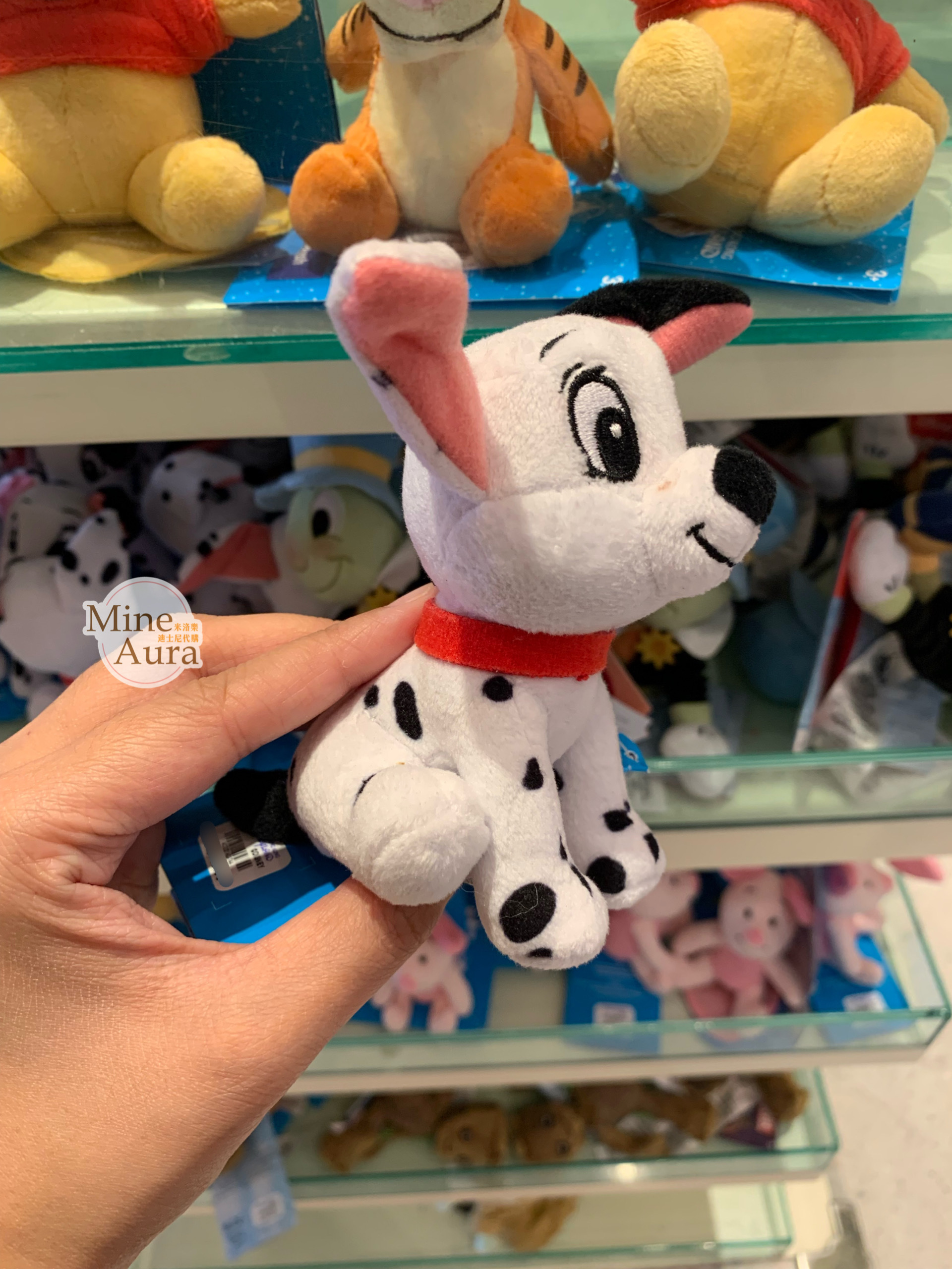 101忠狗 One Hundred and One Dalmatians 磁鐵 坐肩 絨毛 娃娃 公仔 -香港迪士尼樂園