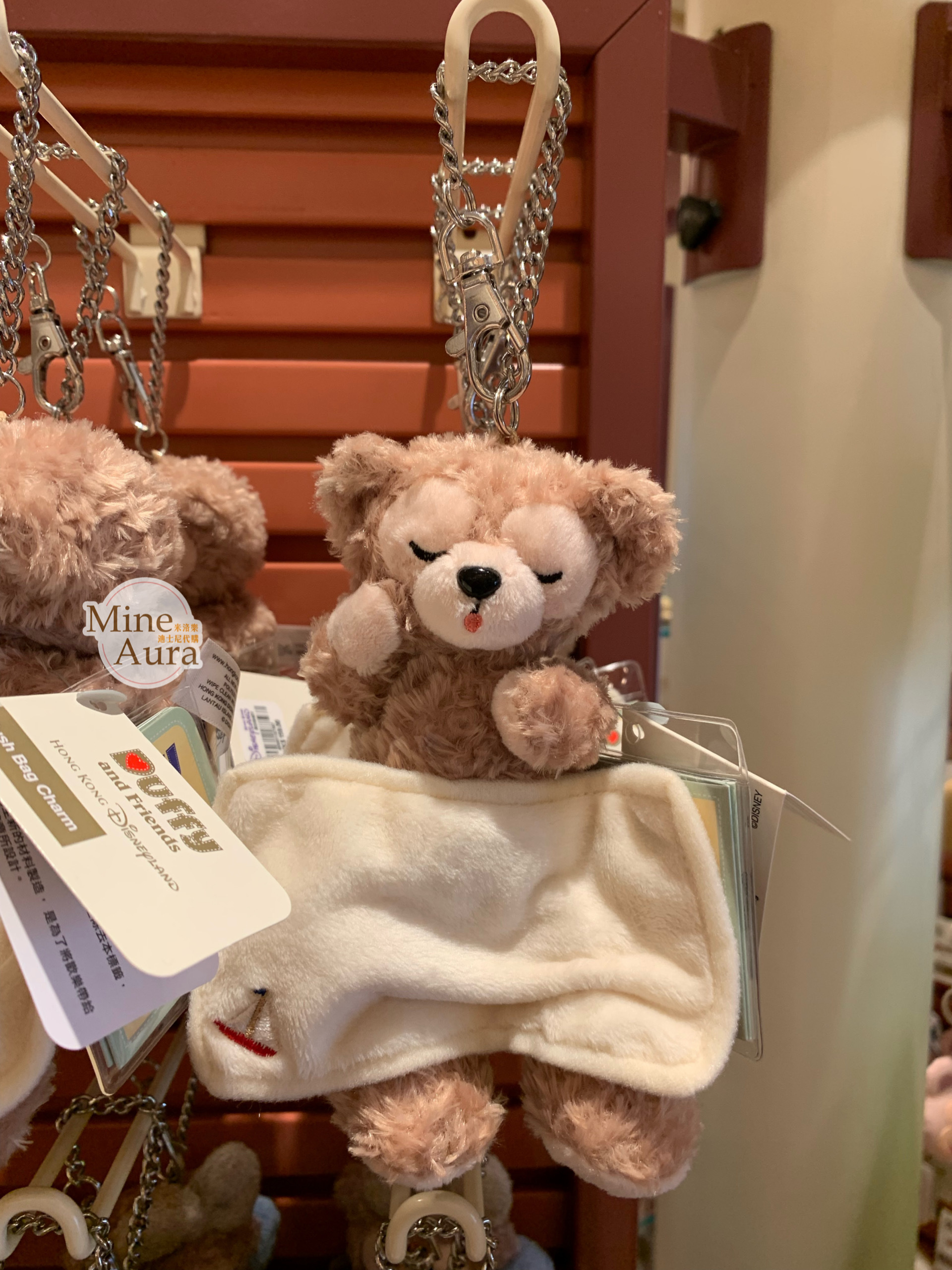 (現貨) 甜睡 Duffy's Sweet Dreams 達菲 Duffy 睡顏 吊飾 鑰匙圈 -香港迪士尼樂園