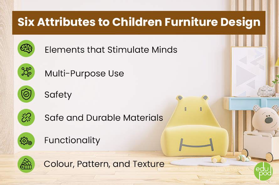 Six Attributes to Children Furniture Design