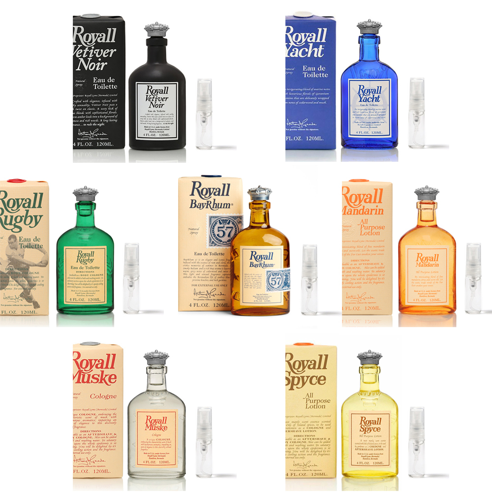 美國 Royall - 男士香水 7入組（迷你香水 / 隨身小香水 / 試香）