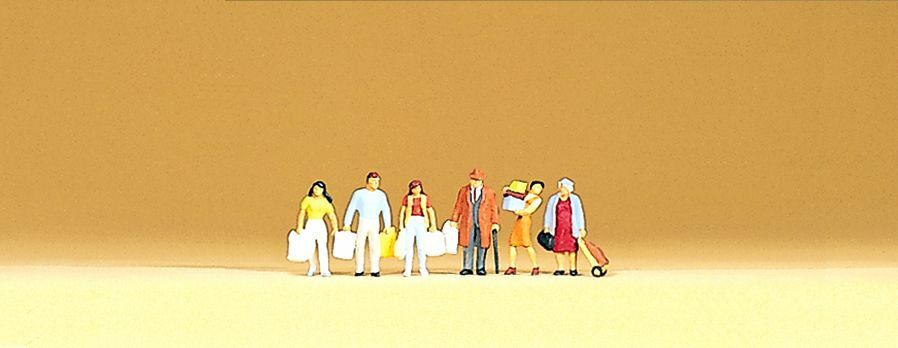 Preiser 88515 Z Shoppers with bags