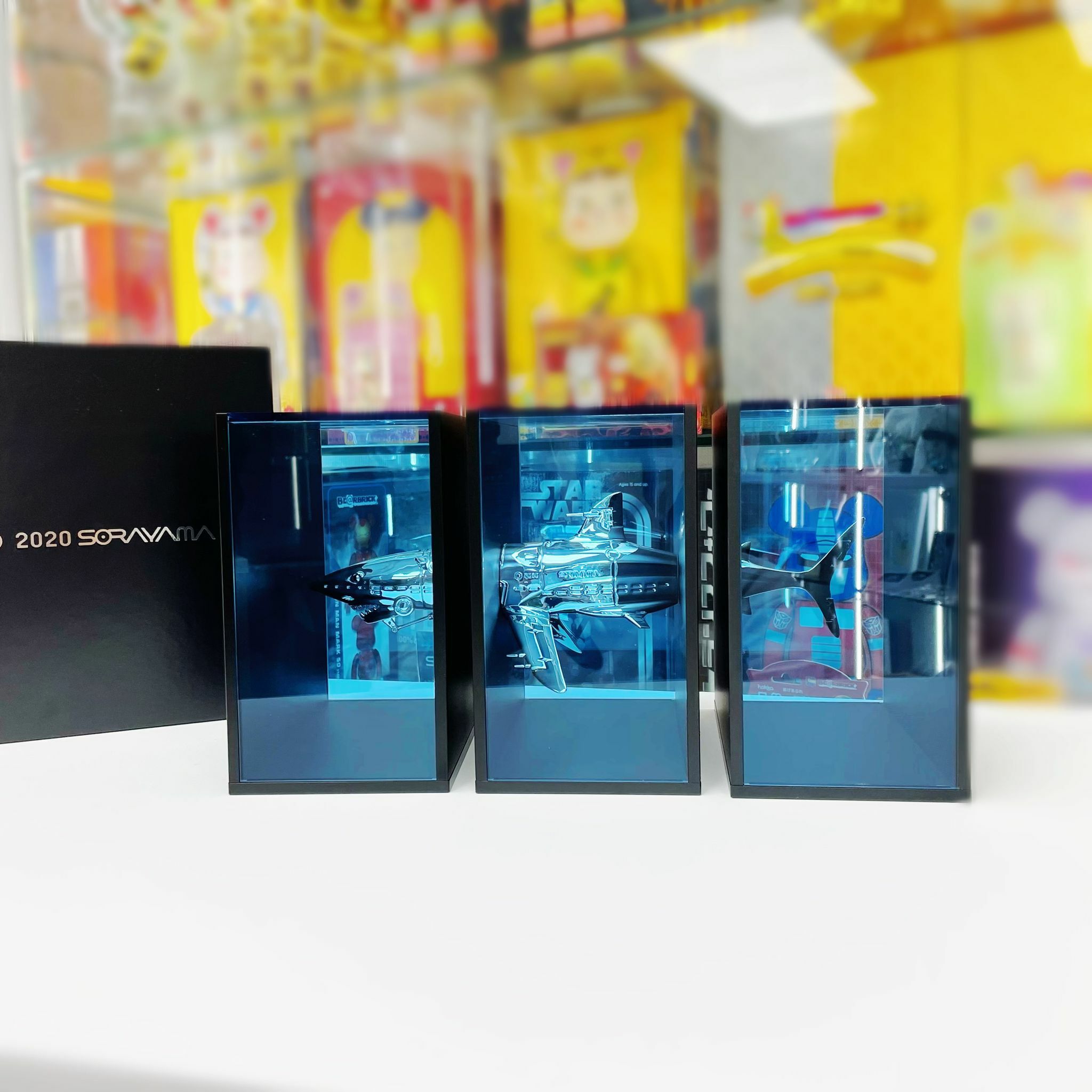 Sorayama Shark Bookshelf