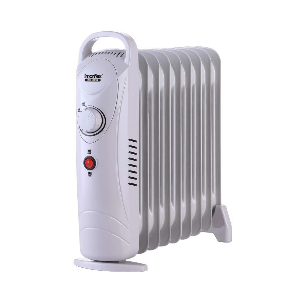 伊瑪 Imarflex   INY-1009B‧小型充油式電暖爐‧1000W‧香港行貨,原廠2年保養‧