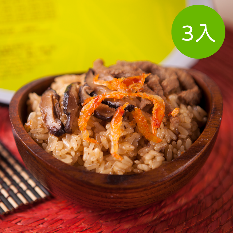 櫻花蝦油飯450g-盒（3入組）