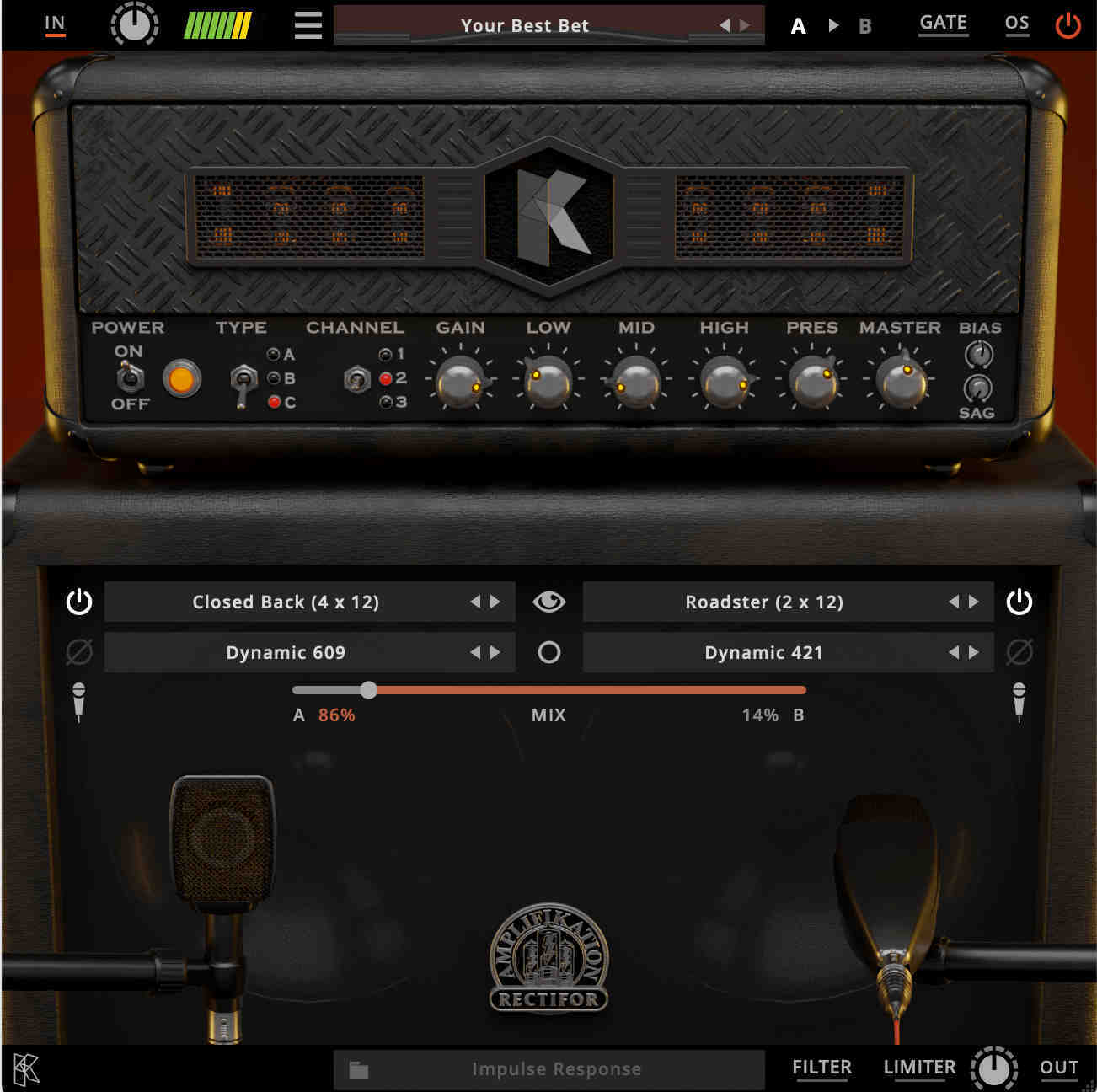 Kuassa Amplifikation Rectifor 音箱模擬Plugin (序號下載版)