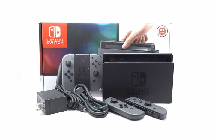 任天堂Nintendo Switch 1代灰色二手遊戲主機#74100
