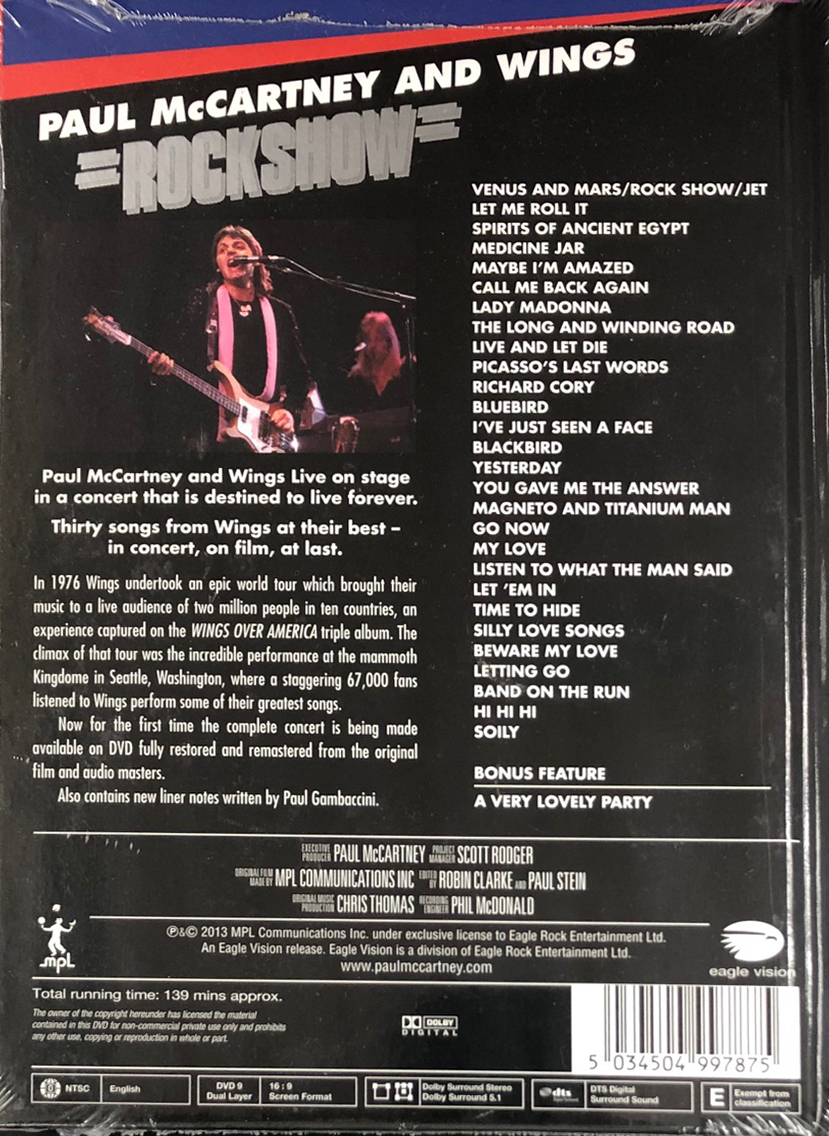 PAUL McCARTNEY-ROCKSHOW(DVD)