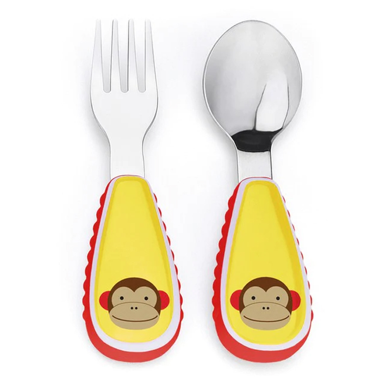 Skip & Hop Zootensils, Fork & Spoon (Monkey) 252352