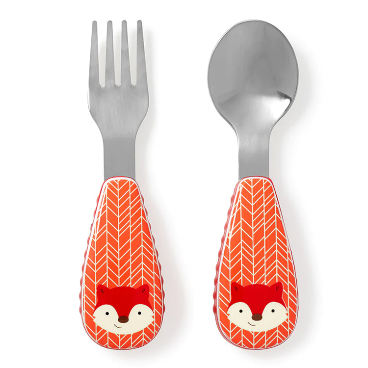 Skip & Hop Zootensils, Fork & Spoon (Fox) 252369